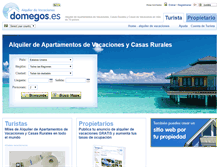 Tablet Screenshot of domegos.es