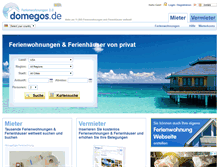 Tablet Screenshot of domegos.de